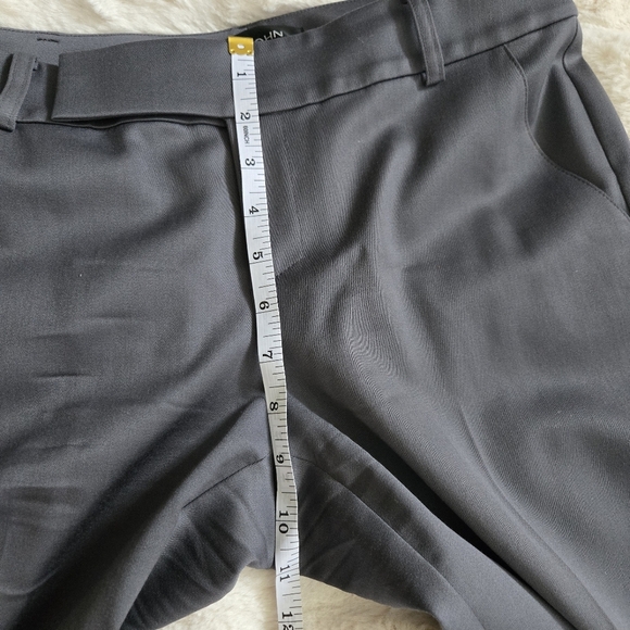 St. John Women's Straight Leg Pants Gray Size 2 - Picture 10 of 12
